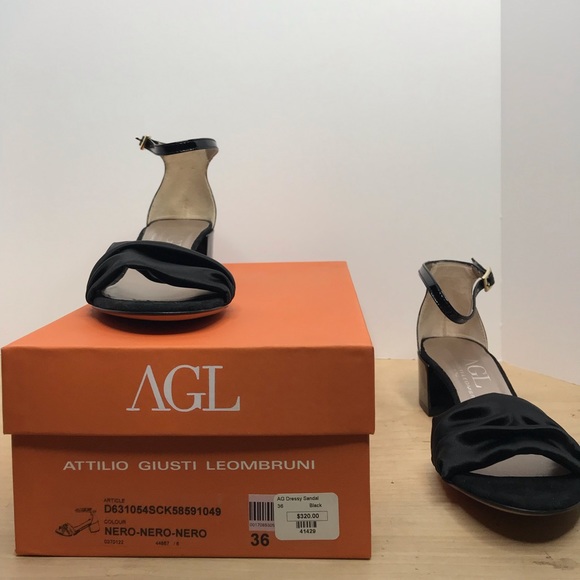 Attilio Giusti Leombruni Black Dressy Sandal - Picture 5 of 5